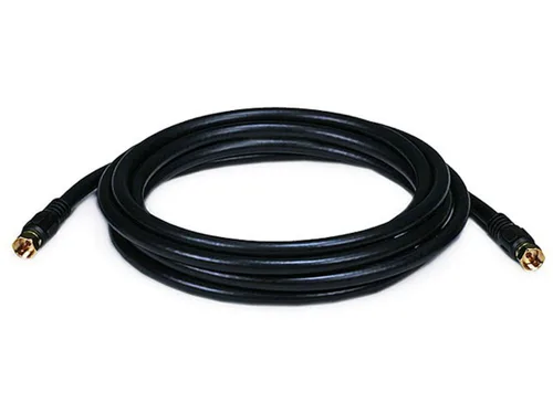 Vista 17 de Monoprice RG6 Quad Shield CL2 - Cable coaxial con conector tipo F para televisión, 1.5 pies