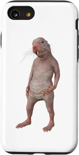 Vista 18 de Carcasa para iPhone 16 Live Weird Funny Naked Mole Rat Strange Animal Case