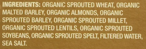 Vista 3 de Food For Life Ezequiel 4:9 Cereal de grano germinado Almendra 16oz