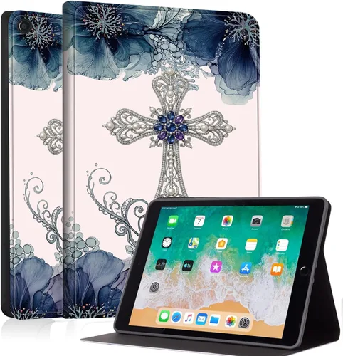 Vista 110 de Case for iPad mini A17 Pro (7th/6th Gen 2024/2021), Slim Shockproof Protective Cover with Auto Sleep/Wake, Durable PU Leather Multi-Angle Stand