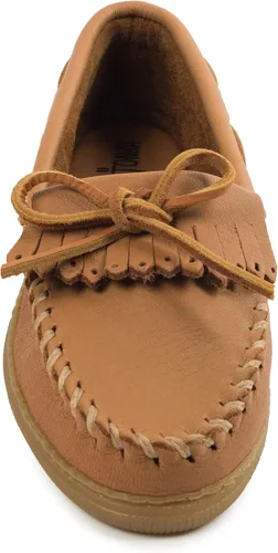 Vista 2 de Minnetonka Mocasín Kilty con flecos Moosehide para mujer