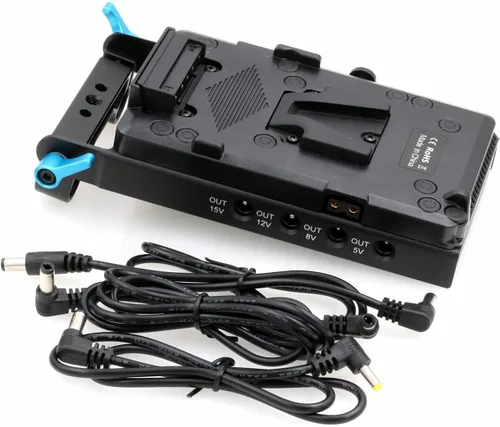 Vista 7 de Kit adaptador de fuente de alimentación de placa de montaje de batería V-Lock D-tap para Sony, Anton Bauer