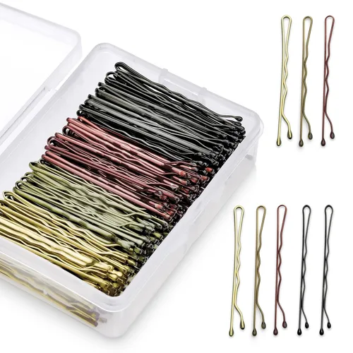 Vista 10 de KANPRINCESS Kit de 100 horquillas de 2 pulgadas para el cabello, pinzas de sujeción segura para mujeres y niñas, salón de peluquería con caja