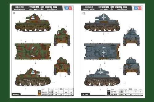 Vista 4 de Hobby Boss Tanque de infantería ligera francesa R35