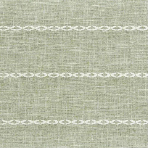 Vista 6 de ZeeMart Camino de Mesa Trenzado a Rayas Estilo Granja, Caminos de Mesa Verde Salvia Rústico 108 Pulgadas de Largo Decoración Bohemia para el Hogar