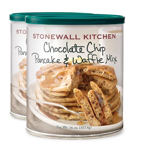 Vista 9 de Stonewall Kitchen Mezcla de panqueques y waffles con chispas de chocolate, 16 onzas