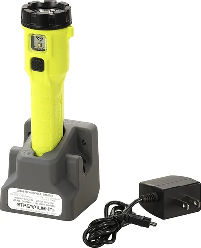 Vista 3 de Streamlight 68732 Dualie - Linterna recargable intrínsecamente segura de 275 lúmenes con cargador de CA de 120 V/100 V, amarillo