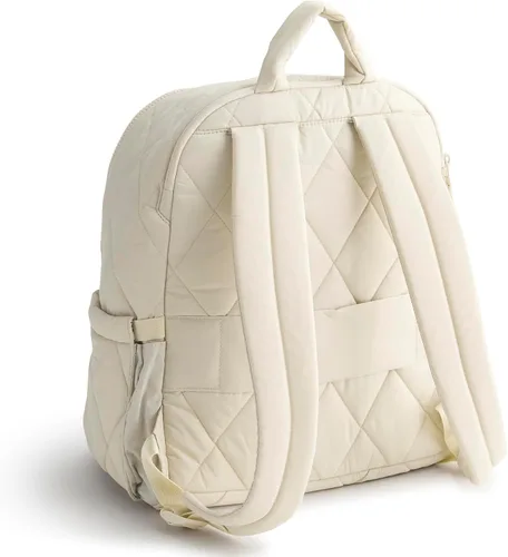 Vista 2 de Vera Bradley Mochila ligera para mujer Bancroft, negra, talla única, Piedra pómez., Tamaño único