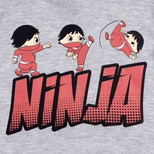 Vista 2 de RYAN'S WORLD Ninja Shadow Warrior - Sudadera con capucha de forro polar para niños pequeños
