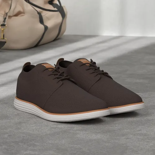 Vista 2 de Bruno Marc Zapatillas de malla para hombre Oxfords ligeras