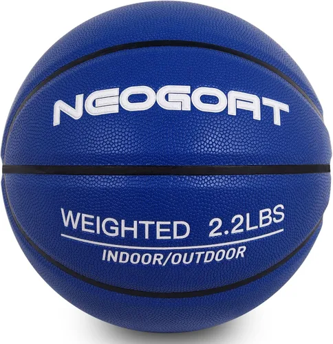 Vista 9 de 3LBS/2.2LBS 29.5"/28.5" Weighted Heavy Basketball Training Equipment for in& Outdoor Improving Handling Dribbling, Passing&Rebounding Skills