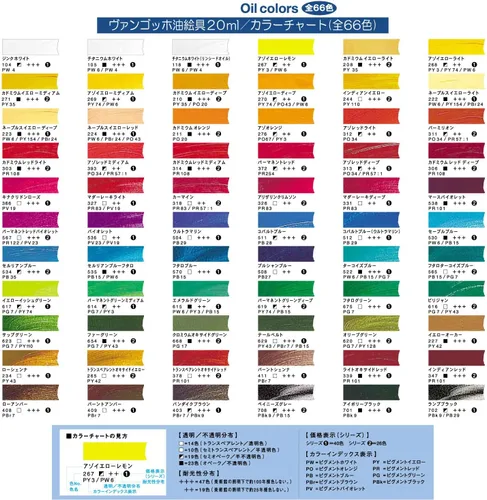 Vista 3 de Tarens T0204-313-3 Van Gogh Azorred Deep Oil Paint, Set of 3, 0.7 fl oz (20 ml)
