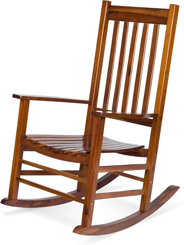 Vista 6 de Shine Company - Silla mecedora Vermont, color negro