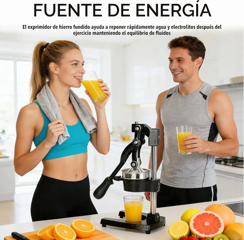 Vista 3 de Prensa de mano de exprimidor de hierro fundido resistente, Juicer naranja