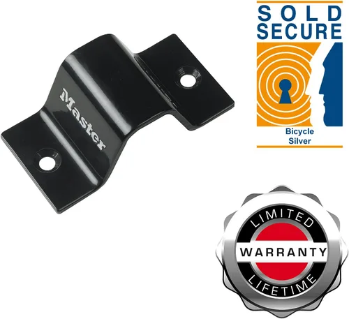 Vista 3 de Master Lock Steel Anchor, Wall/Floor Anchor Used with Cable or Chain, Best Used to Secure Bikes to a Fixed Point