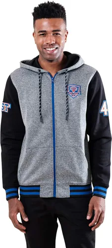 Vista 26 de Ultra Game Chaqueta con capucha oficial de la NBA Super Soft MVP con cremallera completa para hombre