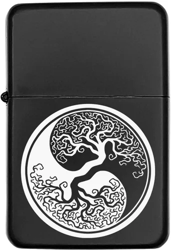 Vista 3 de Groomsman - Encendedor personalizado a prueba de viento negro mate, grabado láser gratuito para él, marido, padre, padrinos de boda, novio, papá