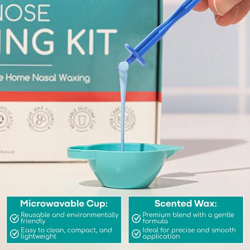Vista 5 de Medi Grade Kit de cera de nariz ecológica para hombres y mujeres, 26
