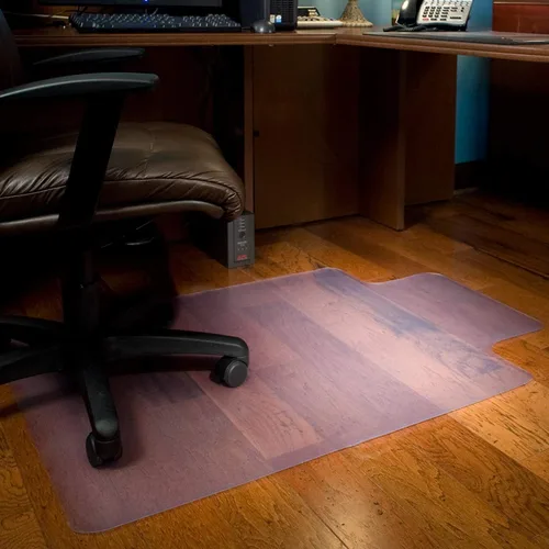 Vista 6 de ES Robbins EverLife 132133 - Alfombrilla para silla de vinilo para suelo duro de 45 x 53 pulgadas, transparente y resistente