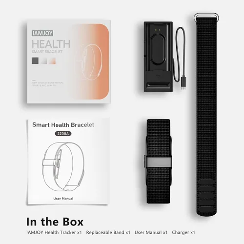 Vista 7 de IAMJOY Pulsera de Salud Inteligente, Rastreador de Actividad y Fitness Portátil para Modo Multi-Deporte, Monitoreo Automático Continuo de Datos