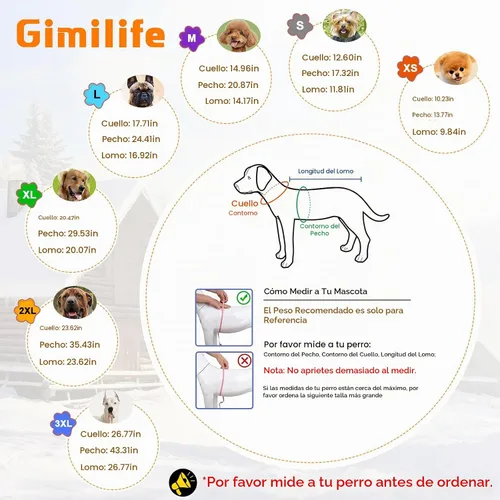 Vista 6 de Disfraz para Perro, Sudadera con Capucha para Perro Gimilife, Disfraz de Halloween para Perros Pijama de Navidad para Mascotas, Abrigo para Mascotas