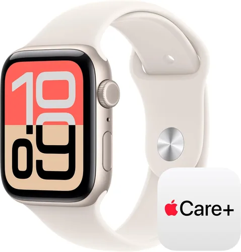 Vista 10 de Apple Watch SE 3 [GPS 1.575 in] Smartwatch con caja de aluminio medianoche con correa deportiva de medianoche - S/M. Monitores de fitness y sueño