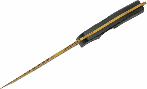 Vista 7 de SZCO Full Tang - Cuchillo de caza de 8.5 pulgadas, cuchillo de campamento con mango ABS, hoja y funda de acero inoxidable, cuchillo de bolsillo