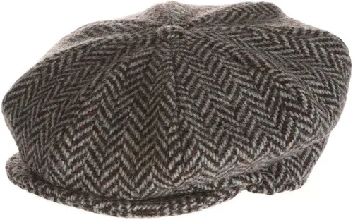 Vista 7 de Hanna Hats Gorra Donegal Tweed de 8 piezas para hombre
