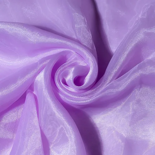 Vista 5 de Fynite Tela de organza rosa bebé por yarda 1 yarda de largo 44" de ancho Organza sedoso nupcial para vestido de novia DIY, manualidades