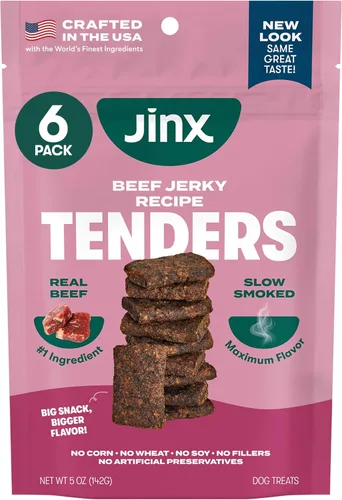 Vista 17 de Jinx Tenders, Golosinas suaves y masticables para perros, pollo, 5 onzas