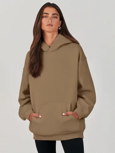 Vista 2 de ANRABESS Womens Oversized Hoodies Fleece Sweatshirts Long Sleeve Hooded Pullover Fall Clothes with Pocket