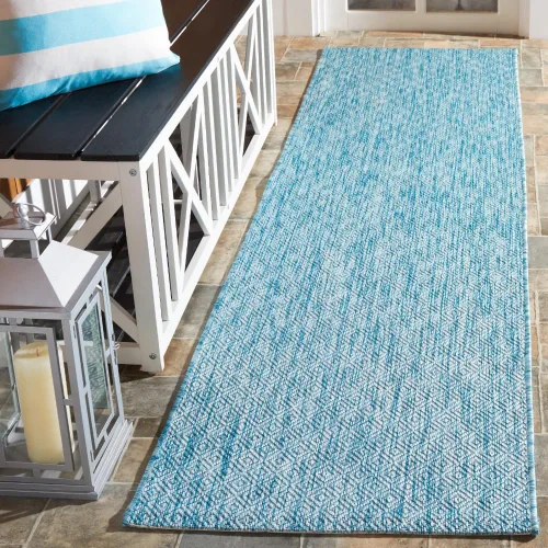 Vista 52 de SAFAVIEH Courtyard Collection CY8520 - Alfombra decorativa sólida para interiores y exteriores, impermeable, fácil limpieza, 2 x 3 pies 7 pulgadas