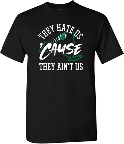 Vista 18 de Xtreme Apparrel They Hate Us 'Cause They Ain't Us Men's T-Shirt for Football Fans Arizona - Camisa negra