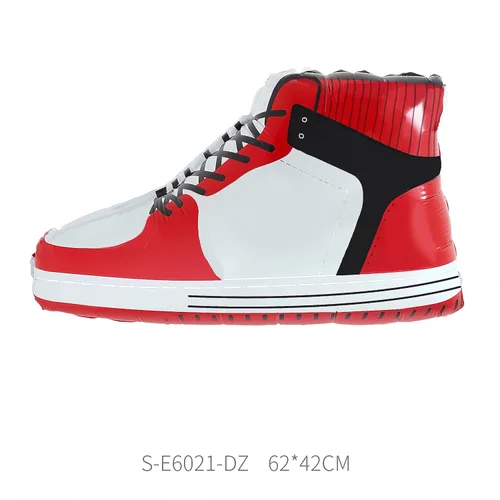 Vista 2 de Globo de Zapatos de Niño/Zapatillas de Baloncesto/Tenis con Logo de Deportes/Globo de Aluminio/Marca de Verificación de Zapatos/Decoración
