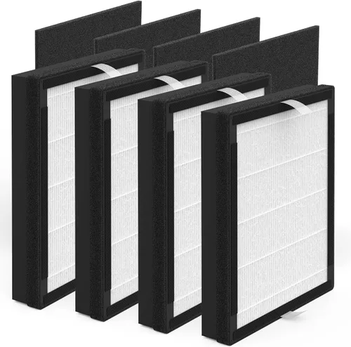 Vista 7 de Paquete de 2 filtros de repuesto IAF-H-100A compatibles con Filtrete FAP-C01-A e Idylis AC-2119, IAP-40-140, IAP-10-150 purificador de filtro de aire