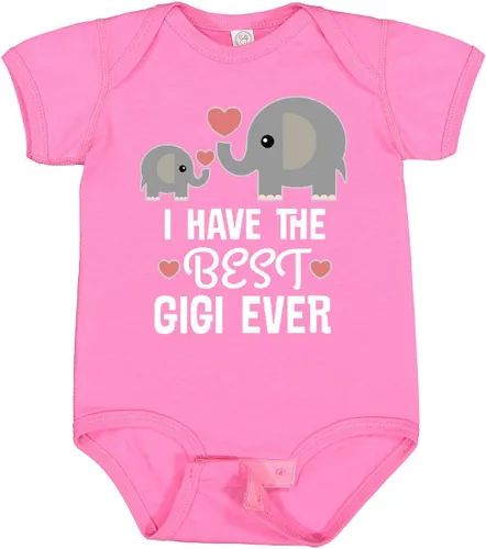 Vista 19 de inktastic Best Gigi Grandma Ever Grandchild Baby Bodysuit 0040 Negro