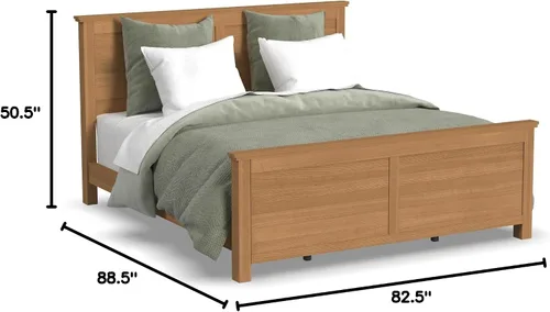 Vista 3 de homestyles Cama King Brown Oak Park