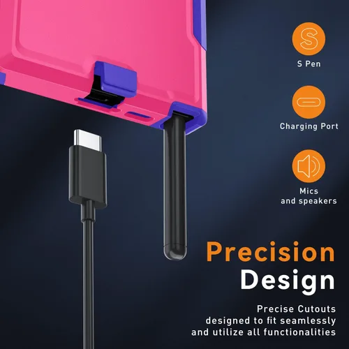 Vista 3 de Xmon Funda para Samsung Galaxy S23 Ultra [a prueba de golpes] [a prueba de caídas] [defensor] resistente funda de teléfono para Samsung Galaxy S23