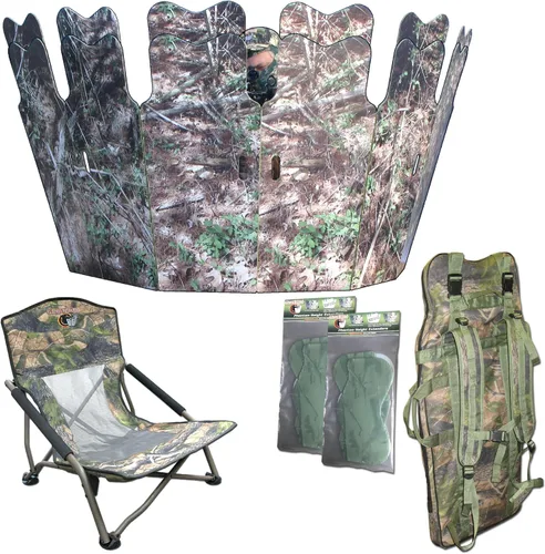 Vista 8 de GhostBlind Phantom Extender Bundle Kit, Hunting Blinds and Hunting Accessories, Includes Hunting Blind, Height Extenders, Stakes, Tie-Downs, Bungee