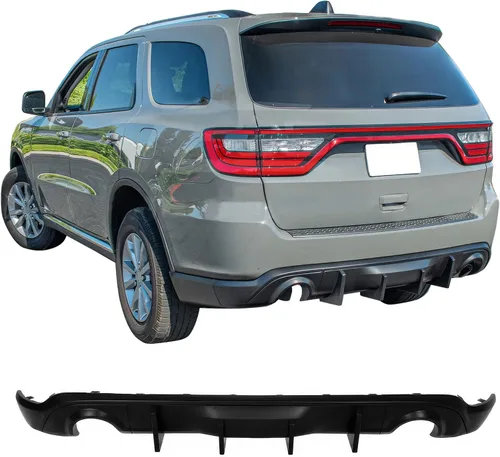 Vista 10 de Fit 2011-2026 Dodge Durango Rear Diffuser Gloss Black Brillo negro
