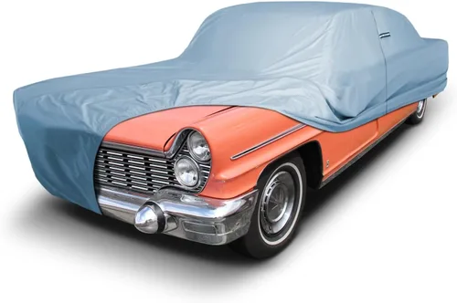 Vista 10 de iCarCover Funda de automóvil a medida para Lincoln Capri (1952-1957), impermeable, para todo tipo de clima, lluvia, nieve, protección solar UV Rayas