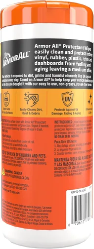 Vista 7 de Armor All Toallitas protectoras para automóvil, vinilo, goma, plástico