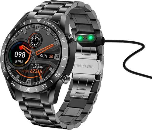 Vista 6 de Compatible con el cargador de reloj inteligente LIGE I9M, cable de carga USB magnético Lamshaw de repuesto compatible con reloj LIGE I9M de 1.3