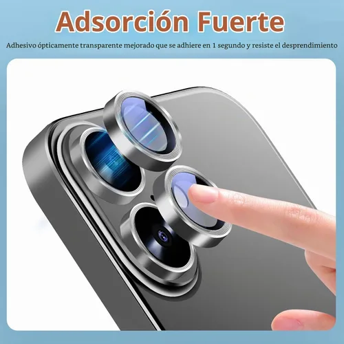Vista 4 de Paquete de 2X2 Protector de Lente de Cámara para iPhone 17, iPhone 16 Plus/ 16 Protector de Pantalla de Lente de Vidrio Templado Cubierta de Cámara