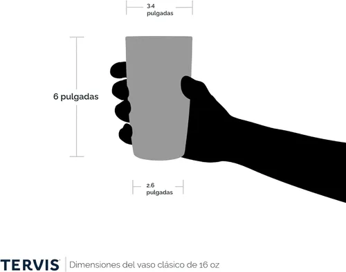 Vista 5 de Tervis Señuelos de pesca hechos en Estados Unidos, vaso aislado de doble pared para viaje mantiene las bebidas frías y calientes, 16 onzas, clásico