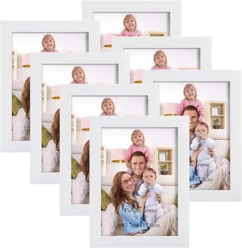 Vista 25 de Giftgarden - Juego de 7 marcos para fotos de 4 x 6 pulgadas, color negro, marcos para fotos de 4 x 6 pulgadas para pared o mesa
