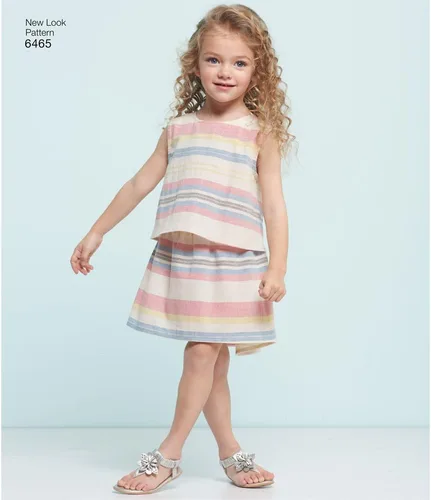 Vista 2 de New Look Patrones Easy Top, Falda y Shorts A (3-4-5-6-7-8) 6465