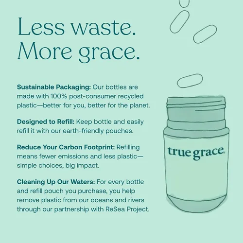 Vista 7 de True Grace Mushroom Myco-Renew Blend - Apoyo inmunológico diario - 60 cápsulas - Orgánico