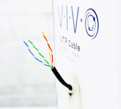 Vista 2 de VIVO - Cable Ethernet Cat6 a granel de 1,000 pies, entierro directo al aire