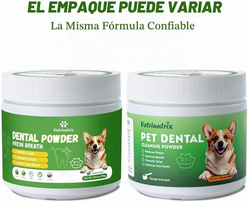Vista 7 de Polvo Limpiador de Dientes para Perros, Polvo Dental para Perros para Limpieza de Dientes y Refresco de Aliento para Perros con Probiótico